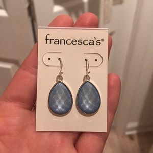 Francesca’s Blue Drop Earrings